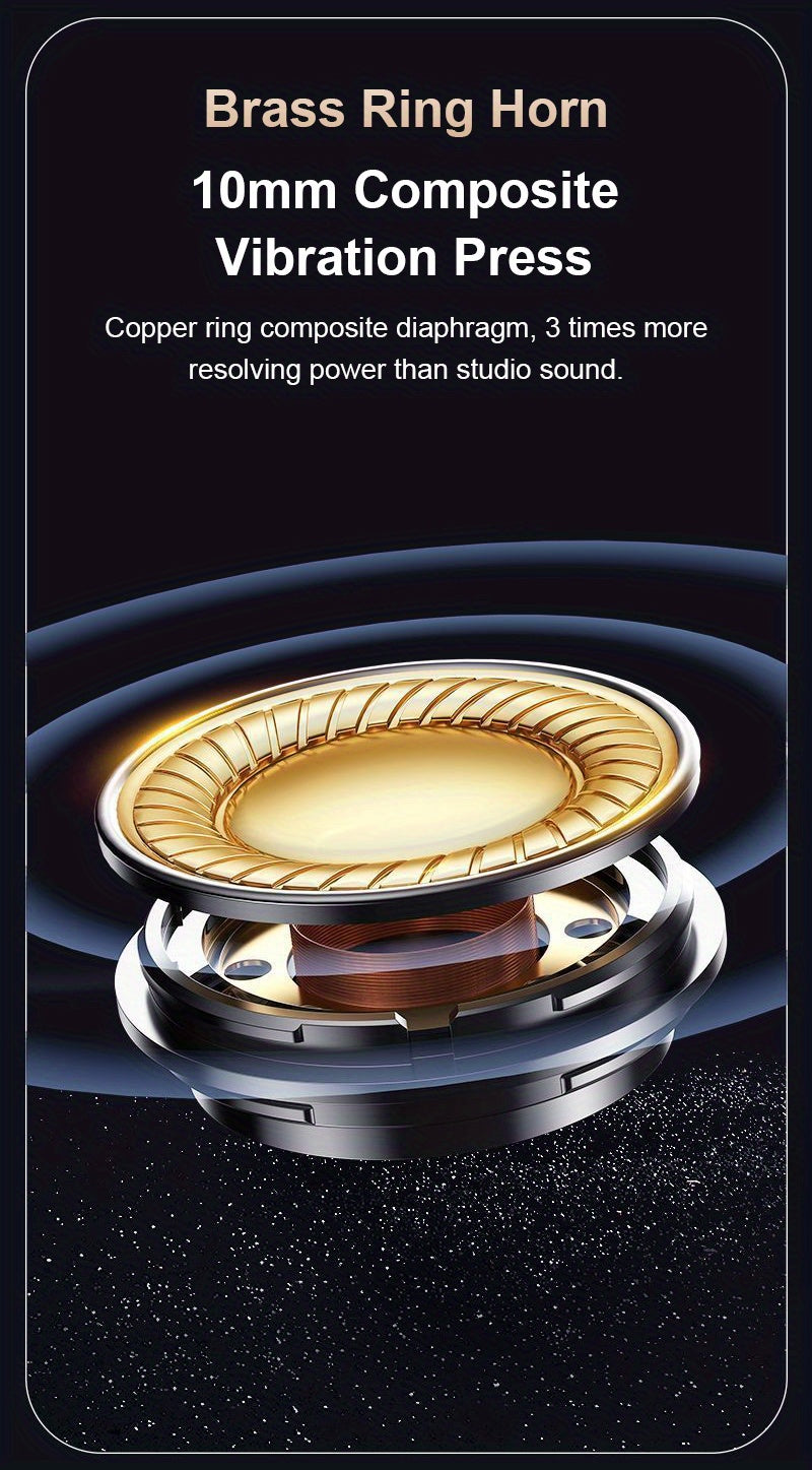 Crystal-Clear Transparent Earbuds - High-Def Wired Gaming Earphones with Noise Cancelling & Secure Fit - Perfect for Sports, HD Audio, Sweat-Resistant