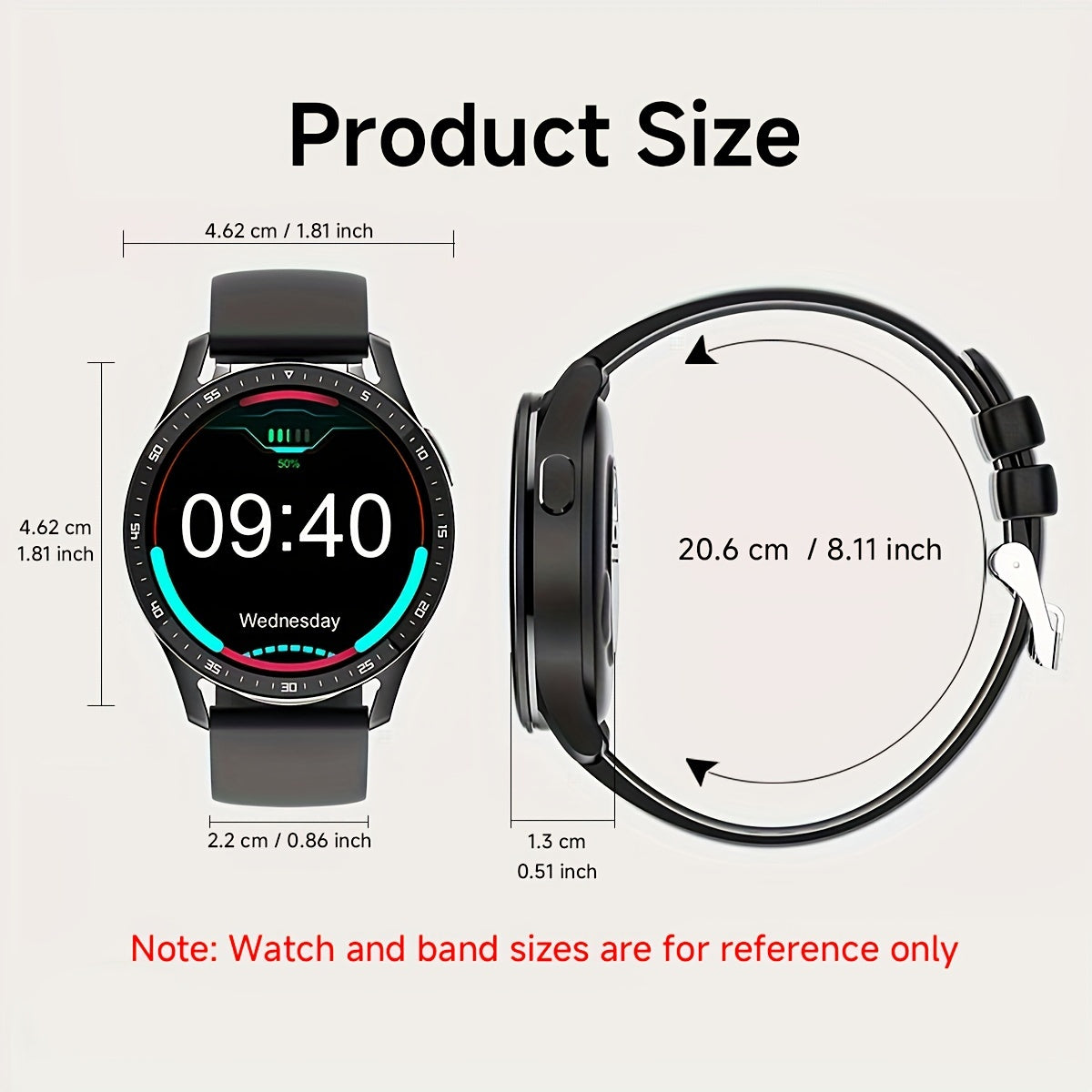 2-in-1 Smart Earphones Watch - Built-in Earbuds, Sports Waterproof, Hands-Free Calling, Compatible with Android and iPhone, Unisex Design for Men and Women