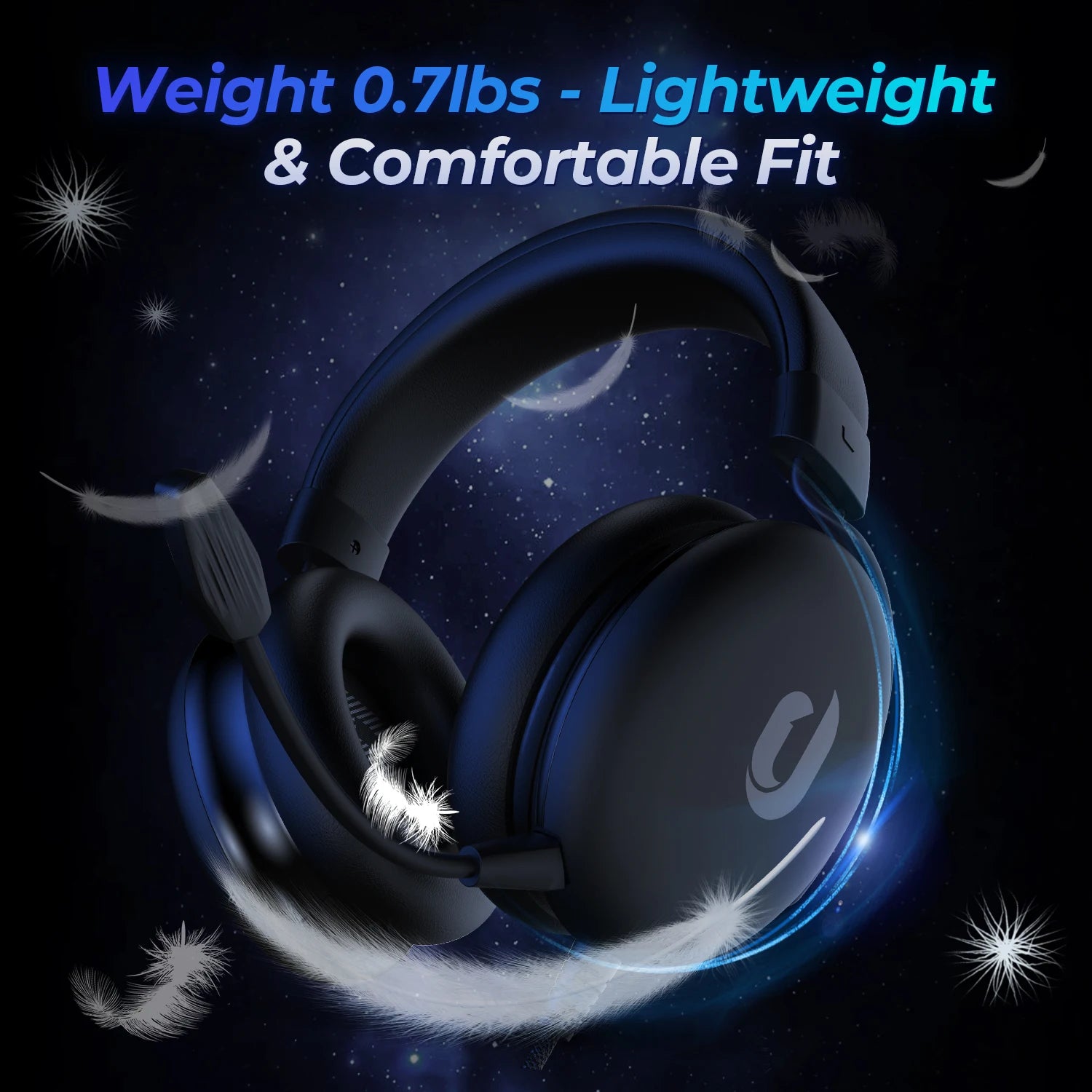 Gaming Headset for PC, Ps4, Ps5, Xbox Headset with 7.1 Surround Sound, Gaming Headphones with Noise Cancelling Mic